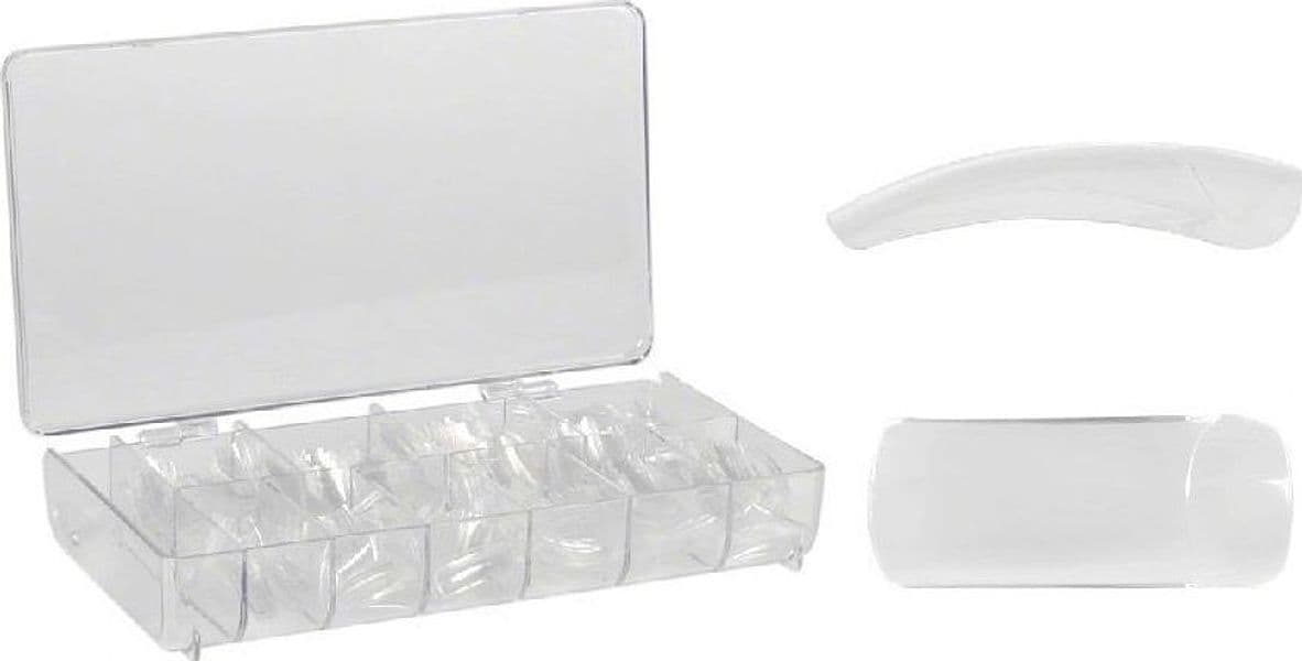 BOX DA 500 PZ TIPS NATURALE O TRASPARENTE  NAIL ART FRENCH RICOSTRUZIONE UNGHIE - 3
