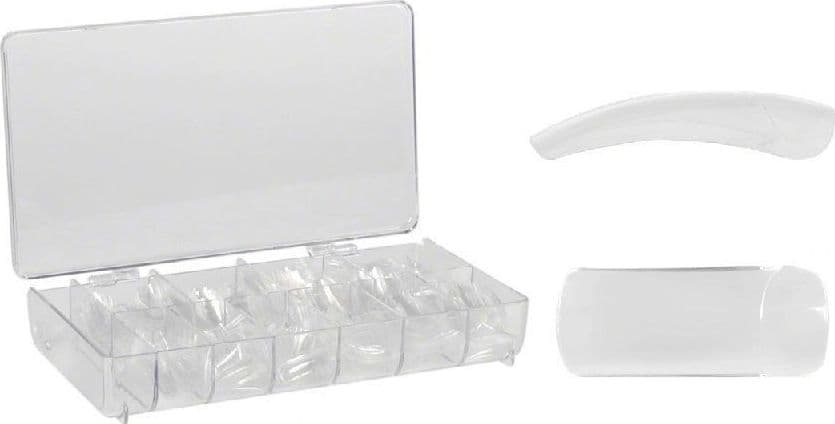 BOX DA 500 PZ TIPS NATURALE O TRASPARENTE  NAIL ART FRENCH RICOSTRUZIONE UNGHIE - 3