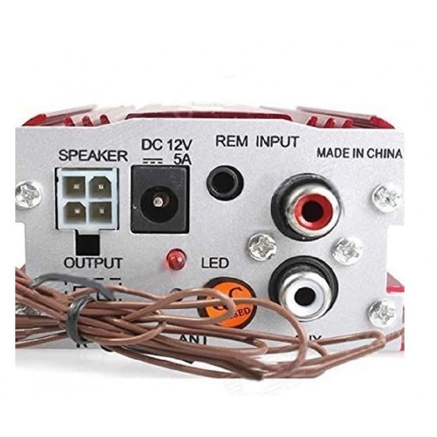 AMPLIFICATORE AUDIO 12V USB MP3 CASA AUTO 2 CANALI STEREO 500W TELECOMANDO MA700 - 6