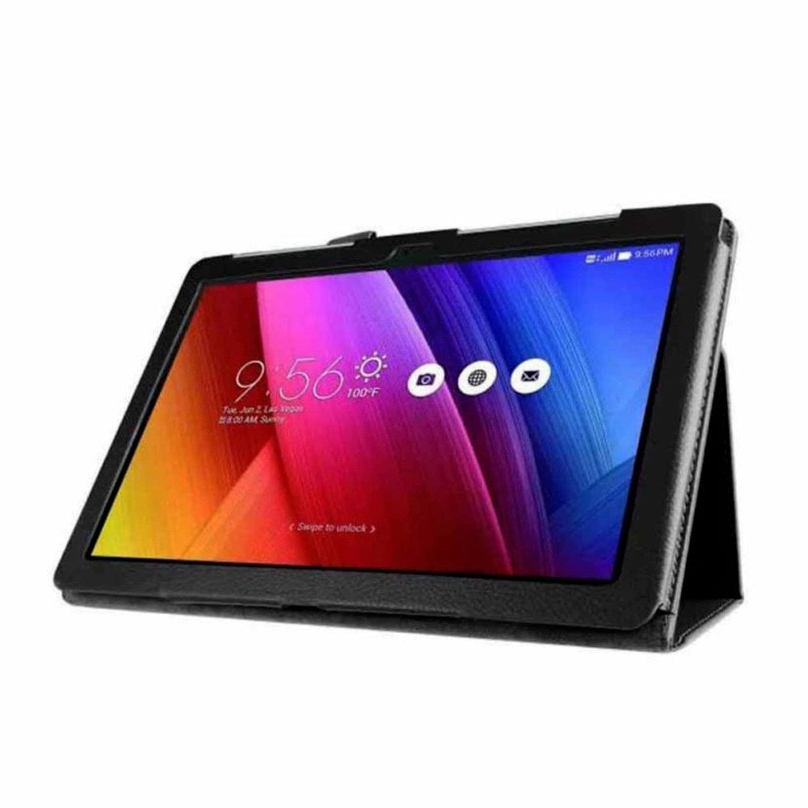 COVER CUSTODIA PROTEZIONE PER TABLET 10" 10.1" POLLICI UNIVERSALE COLORE NERO - 3