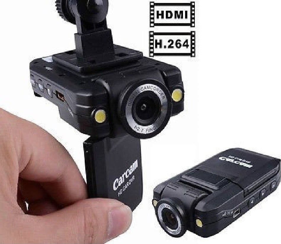 MINI DVR PORTATILE PER AUTO TELECAMERA LED LCD 2.0" MINI HDMI MICROSD TF FULL HD - 5