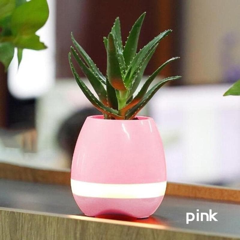 ALTOPARLANTE CASSA SPEAKER BLUETOOTH A FORMA DI VASO PIANTA FIORI IMPERMEABILE - 9