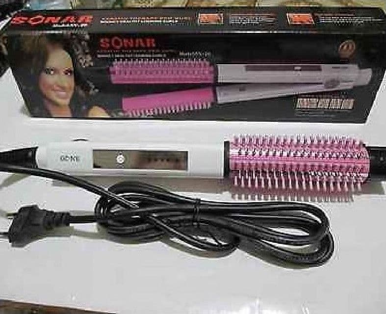 SPAZZOLA ELETTRICA LISCIA CAPELLI CREA ONDE PIASTRA INDICAZIONE TEMPERATURA SN20 - 2