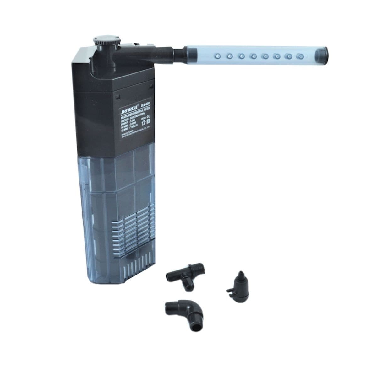 POMPA FILTRO PER ACQUARIO AD IMMERSIONE OSSIGENATORE GLB600 CON GOCCIOLATOIO - 3