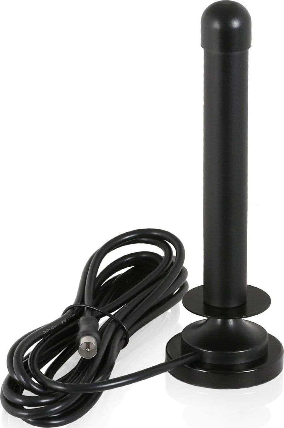 ANTENNA TV PORTATILE PER AUTO CAMPER SUV BARCA CAMPER DVB-T 25 DV CON CALAMITA - 3