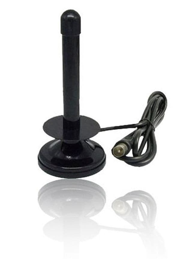 ANTENNA TV PORTATILE PER AUTO CAMPER SUV BARCA CAMPER DVB-T 25 DV CON CALAMITA - 5