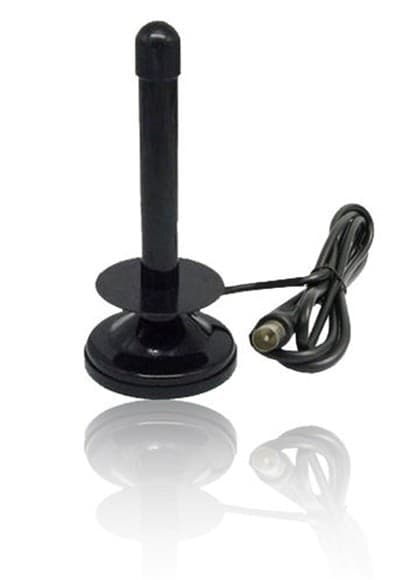 ANTENNA TV PORTATILE PER AUTO CAMPER SUV BARCA CAMPER DVB-T 25 DV CON CALAMITA - 5