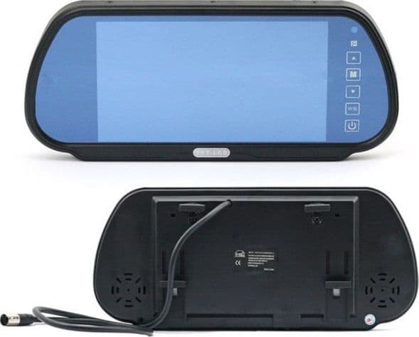 SPECCHIETTO RETROVISORE MONITOR 7 " BLUETOOTH VIVAVOCE TOUCH SCREEN USB SD MP5 - 3