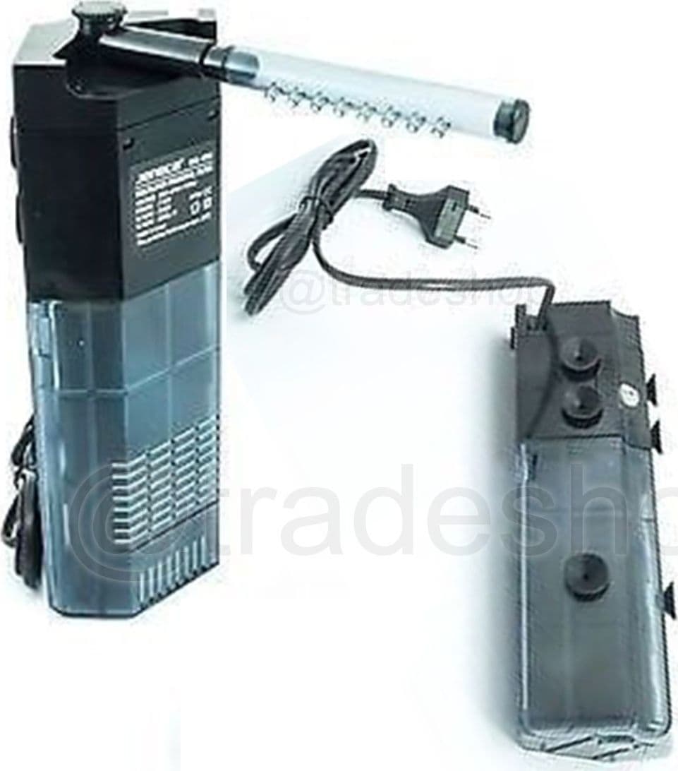 FILTRO POMPA PER ACQUARIO INTERNO CON GOCCIOLATOIO ACQUA DOLCE GLB-1000 7.5W - 5