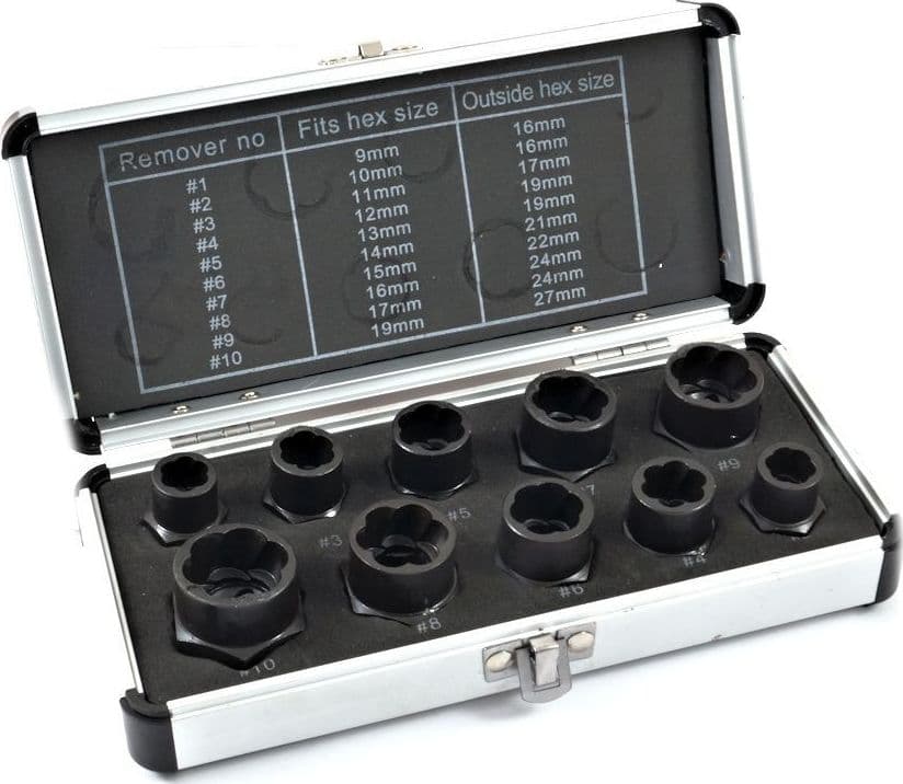 BUSSOLE ESTRATTORI DADI E BULLONI DANNEGGIATI ALTE BASSE SET 10 PZ - 2
