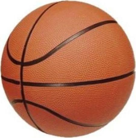 PALLONE DA BASKET PALLACANESTRO ARANCIONE PALLA CANESTRO MISURA 7 UFFICIALE - 2