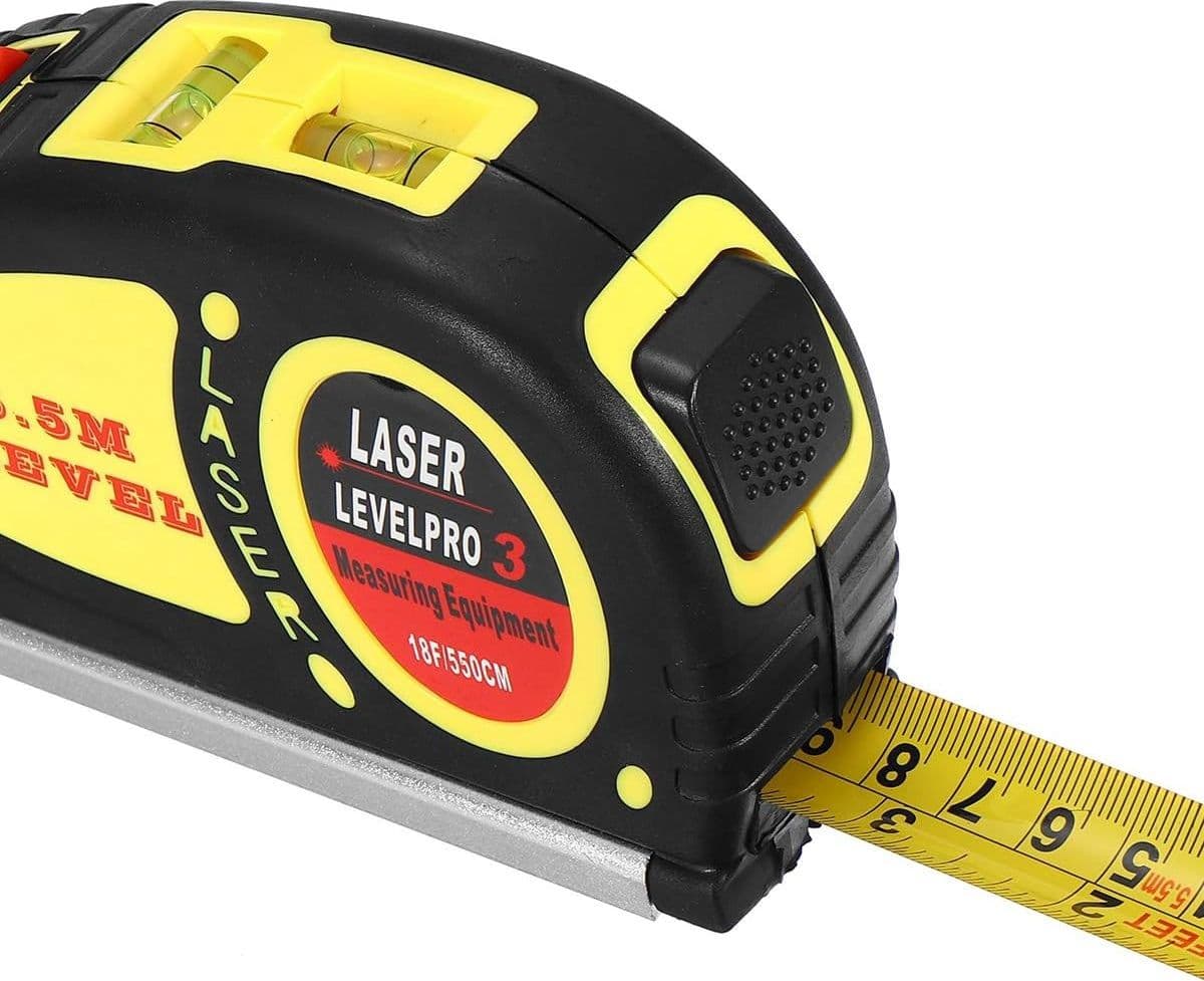 LIVELLA LASER METRO 5MT MULTIFUNZIONE PRO LV03 DI PRECISIONE PROFESSIONALE - 8