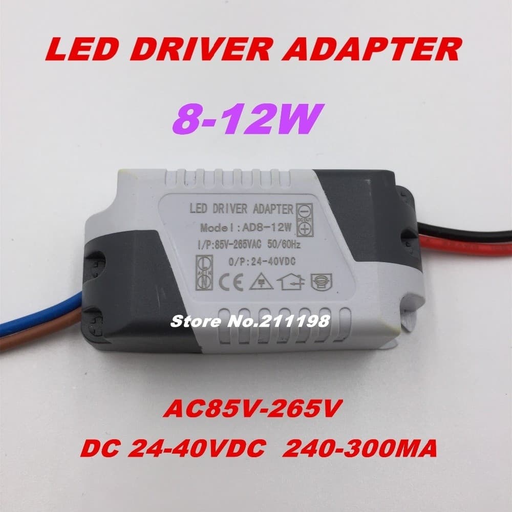 ALIMENTATORE TRASFORMATORE DRIVER PER FARETTO DA INCASSO 3 7 9 12 15 18W 25WATT - 7