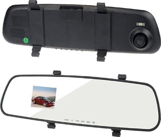 SPECCHIETTO RETROVISORE DVR TELECAMERA FULL HD 1080P 2.3 "LCD PER RETROCAMERA - 4