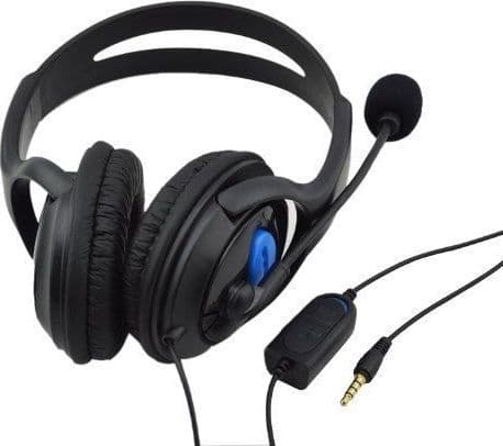 CUFFIA AURICOLARE PER PLAY STATION 4 CONSOLE PS4 CON MICROFONO