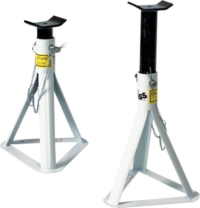 CAVALLETTO CAVALLETTI PER AUTO 2 TONNELLATE SUPPORTI IN COPPIA 2 PZ REGOLABILI