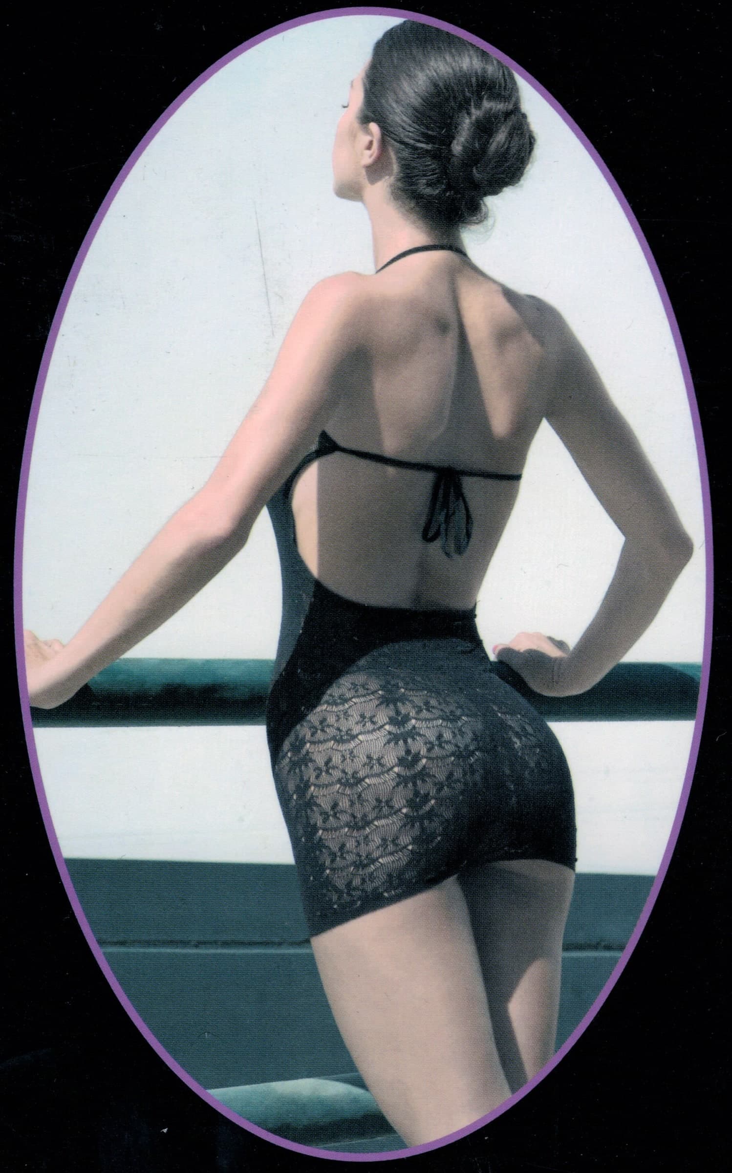 ABITO SEXY A RETE MODELLANTE LINGERIE INTIMO DONNA HOT NERO TG UNICA JT3443-1B - 2