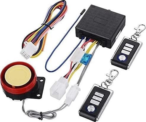 KIT ANTIFURTO ALLARME PER MOTO UNIVERSALE CON SIRENA DA 125DB CODE TELECOMANDO - 6