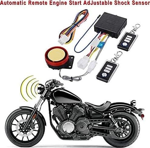 KIT ANTIFURTO ALLARME PER MOTO UNIVERSALE CON SIRENA DA 125DB CODE TELECOMANDO - 7