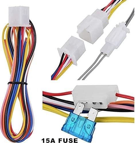 KIT ANTIFURTO ALLARME PER MOTO UNIVERSALE CON SIRENA DA 125DB CODE TELECOMANDO - 8