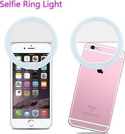 ANELLO RING LIGHT 36 LED PER SELFIE TIKTOK RICARICABILE USB ILLUMINAZIONE CELL - 7