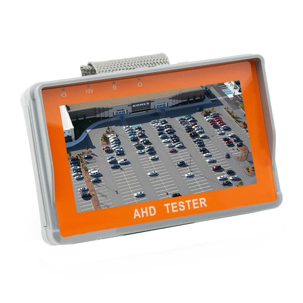 TESTER MONITOR TFT 4,3" TELECAMERE AHD DA POLSO BATTERIA INTERNA USCITA 12V UTP - 6