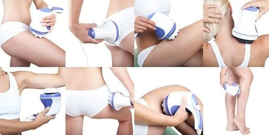 MASSAGGIATORE PORTATILE MULTIUSO RELAX SPIN TONE SNELLISCE, TONIFICA E RILASSA - 4