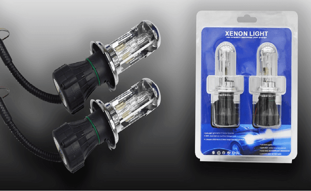 COPPIA LAMPADE H4 FARI AUTO H4-3 XENON LIGHT KIT 12V 55 W MAXTECH XENON-55W-H4-3 - 2