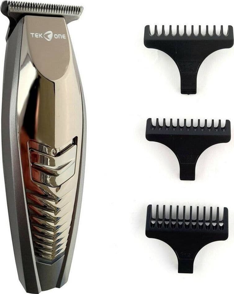 RASOIO ELETTRICO REGOLABARBA TAGLIA CAPELLI BATTERIA RICARICABILE 3 PETTINI 3910