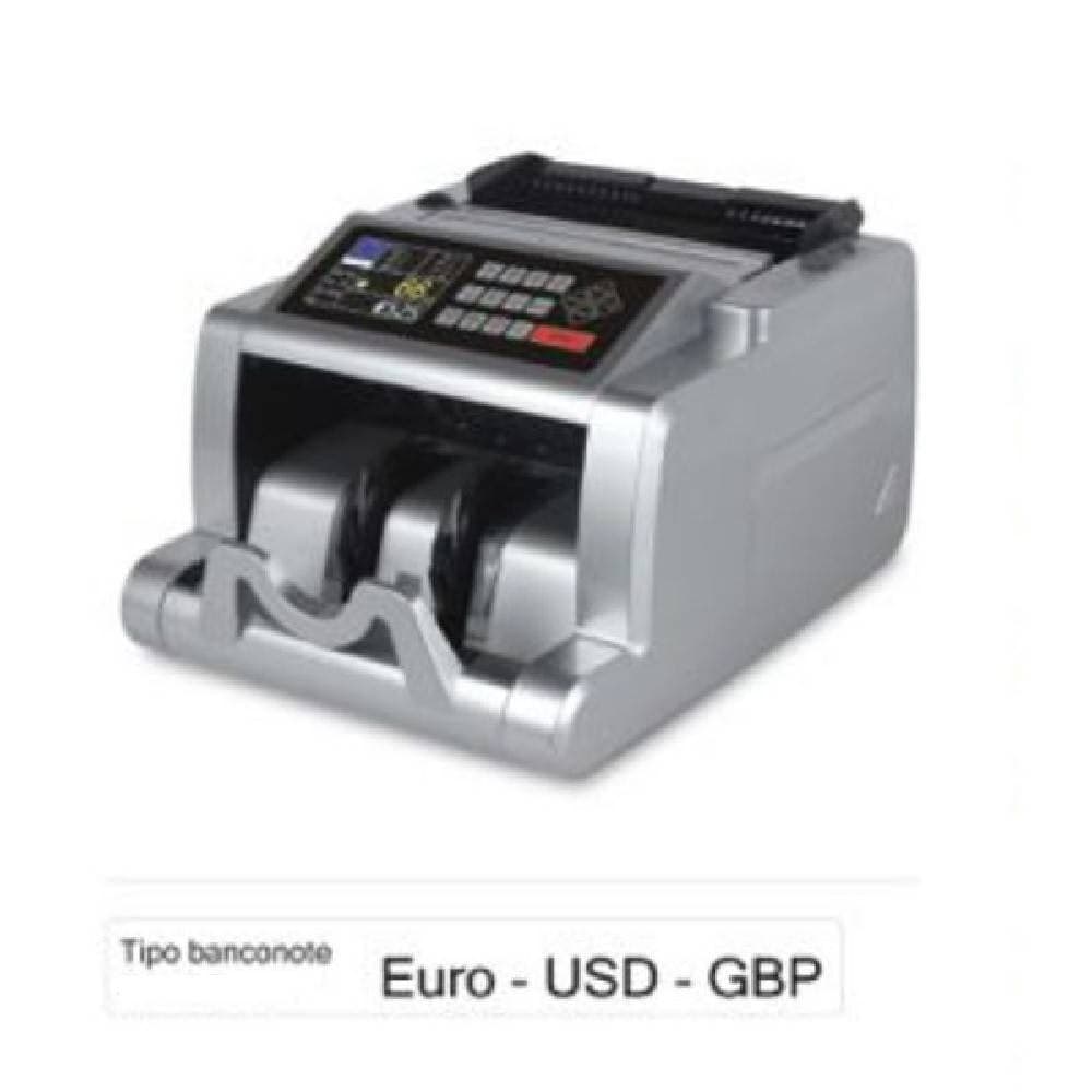 CONTA BANCONOTE PROFESSIONALE VALORIZZATORE RILEVA VERIFICA SOLDI FALSI AL-5300 - 2