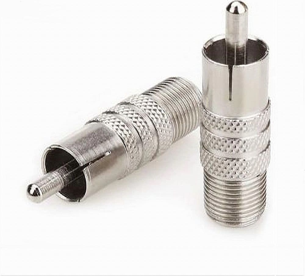 CONNETTORE RCA MASCHIO / SATELLITARE FEMMINA ADATTATORE TELEVISORE MAXTECH C-009 - 3