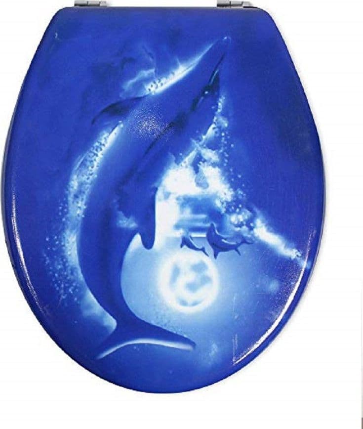 SEDILE COPRIWATER UNIVERSALE PER BAGNO COPRI WC WATER IN LEGNO DELFINO - 3