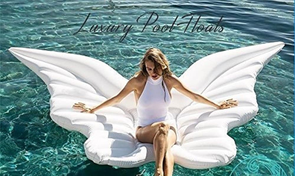 MATERASSO GONFIABILE FARFALLA BUTTERFLY BOA GIGANTE XXL DIMENSIONI 250 X 180 CM - 5