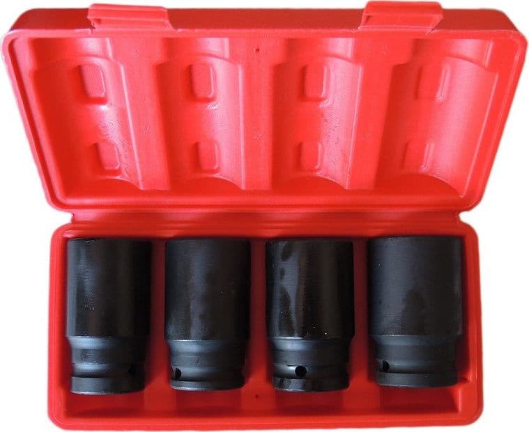 BUSSOLE BOCCOLE PER PISTOLA AVVITATORE PNEUMATICO SET 4 PZ DA 3/4"DA 30 A 36MM - 2