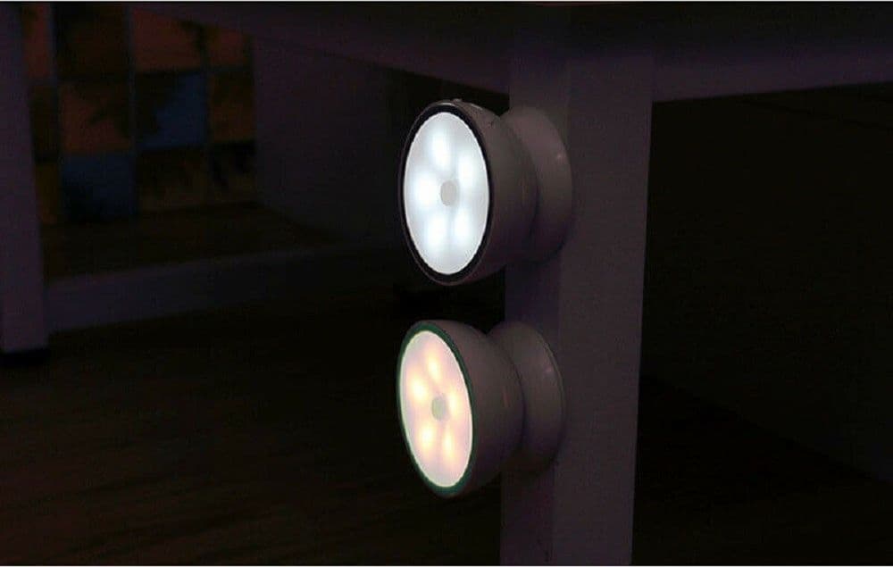 FARO A LED CON SENSORE DI MOVIMENTO SENZA FILI ILLUMINAZIONE 360° A LED - 6