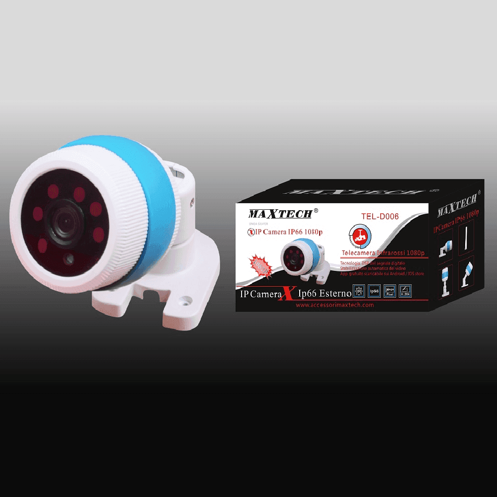 TELECAMERA INFRAROSSI MICRO SD 4GB A 128GB ALLARME AUTOMATICO ESTERNO MAXTECH TEL-D006 - 2