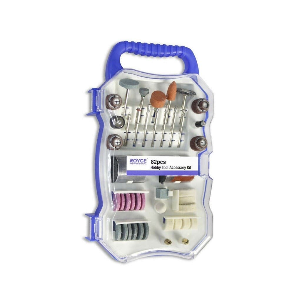 KIT 82 ACCESSORI MINI TRAPANO DREMEL PUNTE INSERTI PER LUCIDARE LEVIGARE - 2