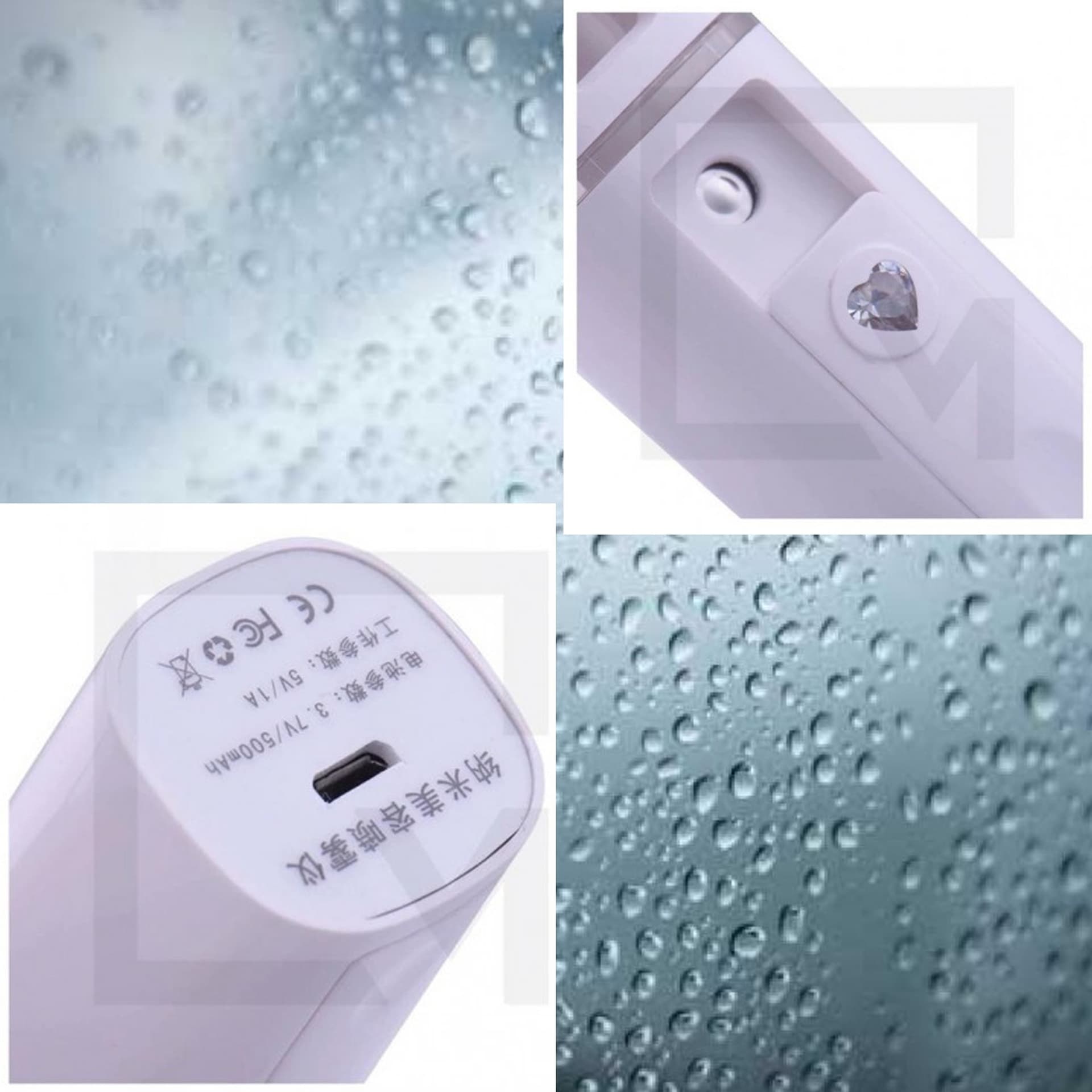 MINI VAPORIZZATORE FACCIALE VISO NEBULIZZATORE PORTATILE SPRAY IDRATANTE SAUNA - 4