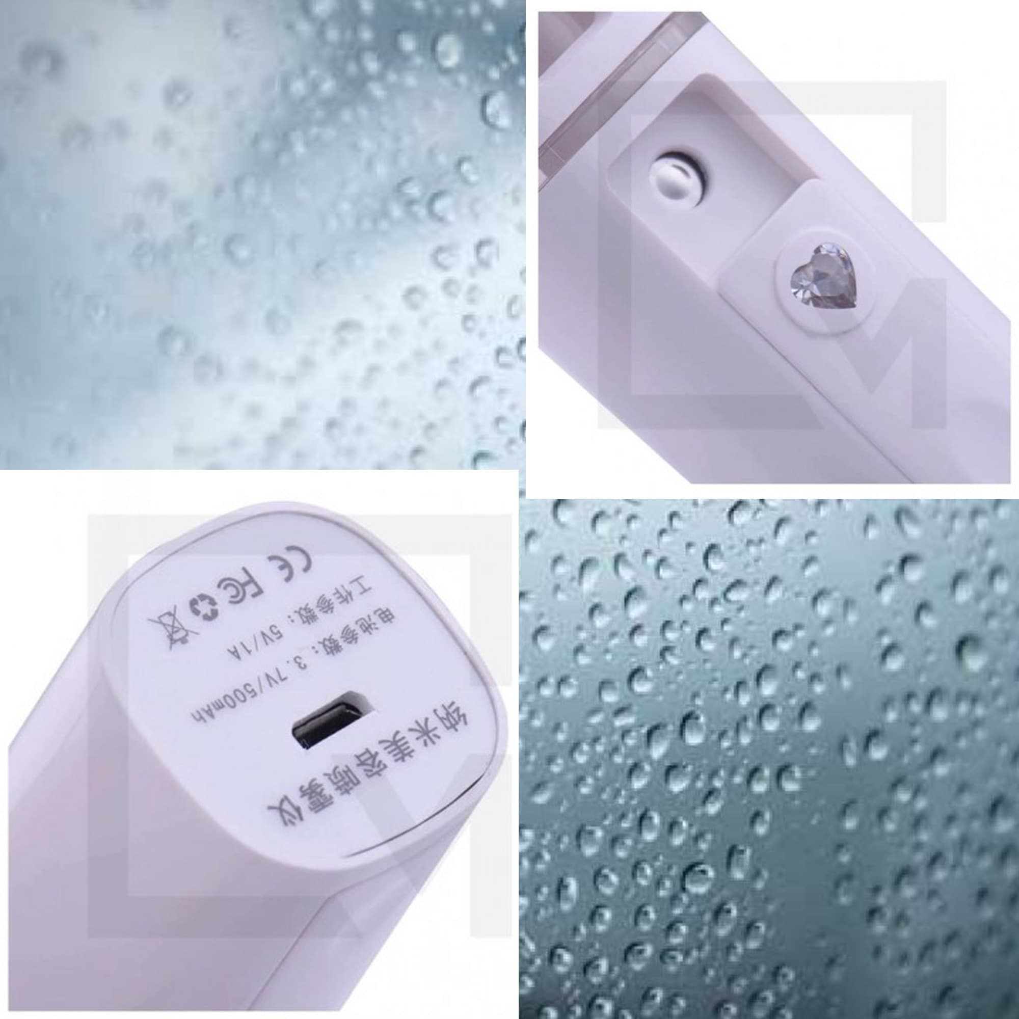 MINI VAPORIZZATORE FACCIALE VISO NEBULIZZATORE PORTATILE SPRAY IDRATANTE SAUNA - 4