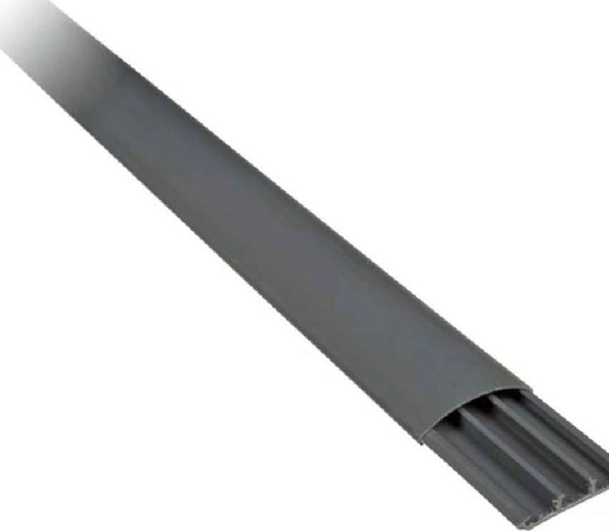 2 CANALINA CAVI PLASTICA CT2 GRIGIA 2MT 75X20MM 5627520F A PAVIMENTO CALPESTABILE