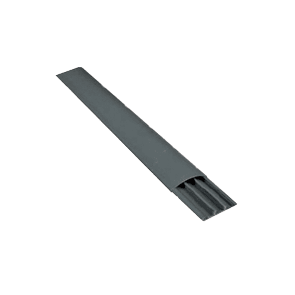 2 CANALINA CAVI PLASTICA CT2 GRIGIA 2MT 75X20MM 5627520F A PAVIMENTO CALPESTABILE - 4