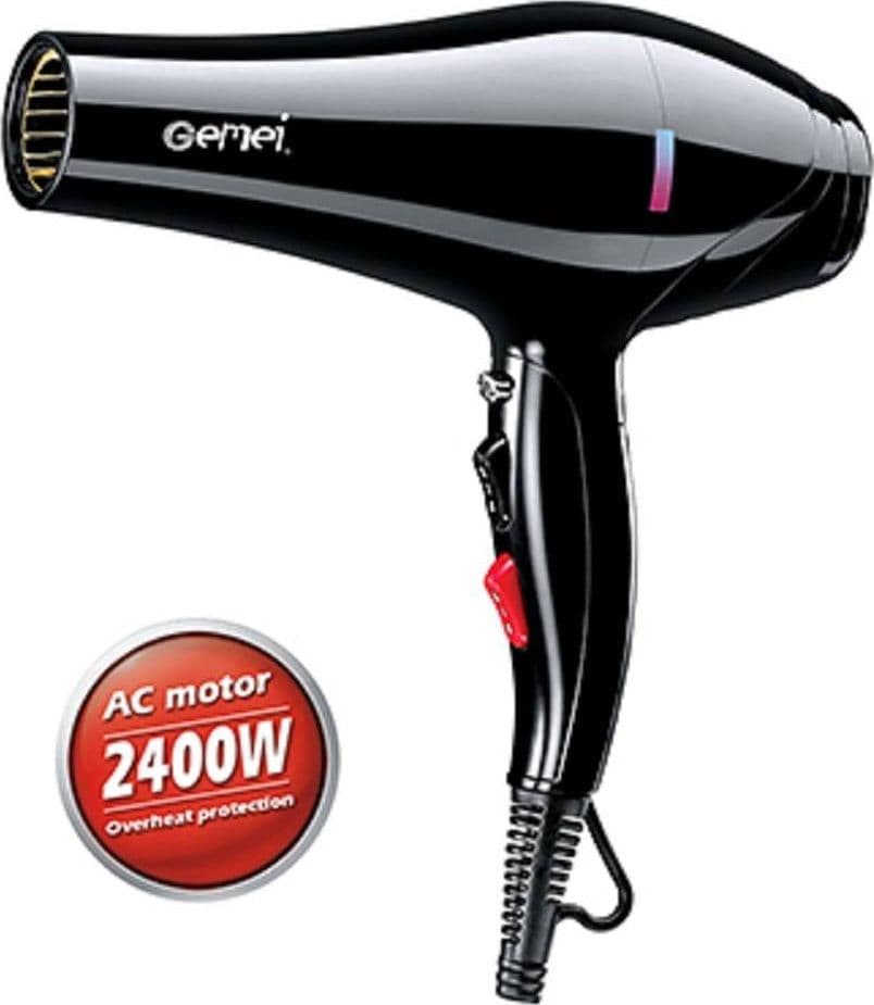 ASCIUGACAPELLI PROFESSIONALE PHON GM1753 2400W 2 VELOCITA' PULSANTE VENTO FREDDO - 6