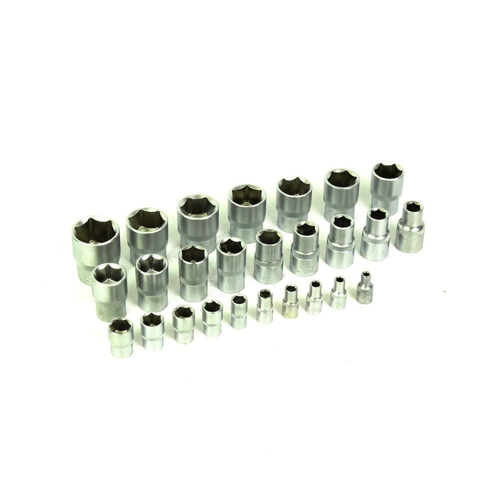 VALIGIA SET CHIAVI A BUSSOLA 73 PEZZI 1/2" 1/4" CHIAVI A CRICCHETTO REVERSIBILI - 4