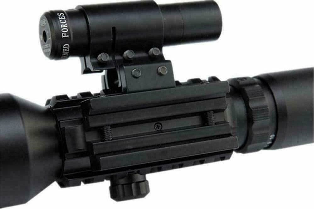 MIRINO OTTICO DI PRECISIONE PER FUCILE CARABINA CON RETICOLO ILLUMINATO 3-10X40 - 6