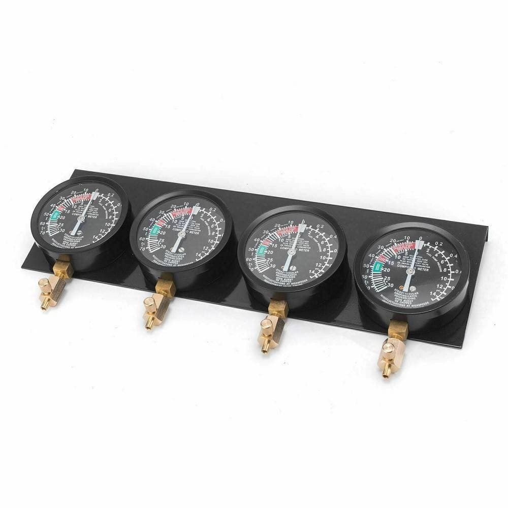 SET SINCRONIZZATORE CARBURATORE MISURAZIONE VUOTO PRESSIONE VACUOMETRO - 8