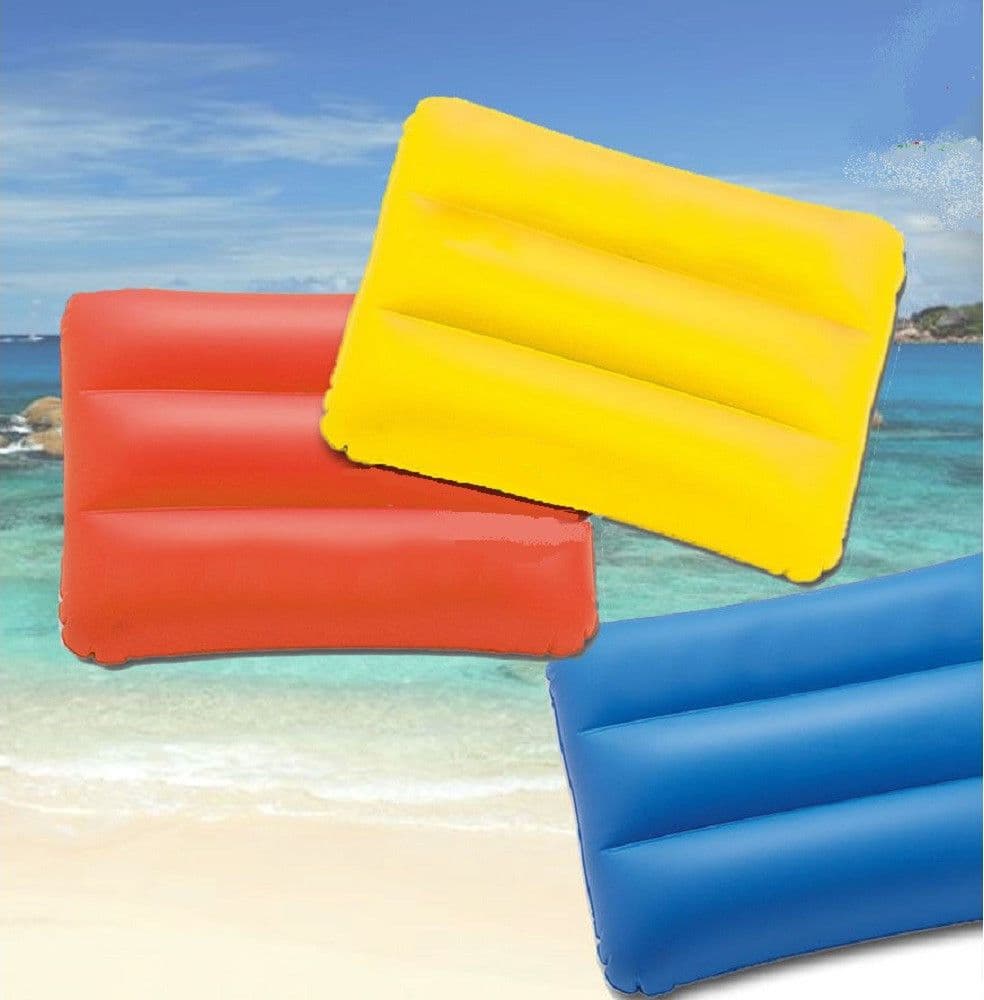 CUSCINO GONFIABILE POGGIATESTA VIAGGIO DA MARE SPIAGGIA PICNIC CAMPEGGIO 52127 - 13