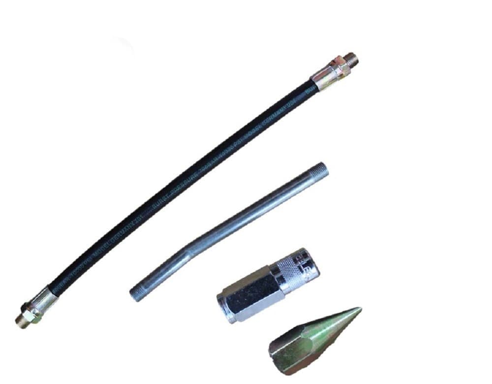 PISTOLA POMPA INGRASSATORE MANUALE 12000 PSI TUBO FLESSIBILE CAPACITA' 28 OZ - 3