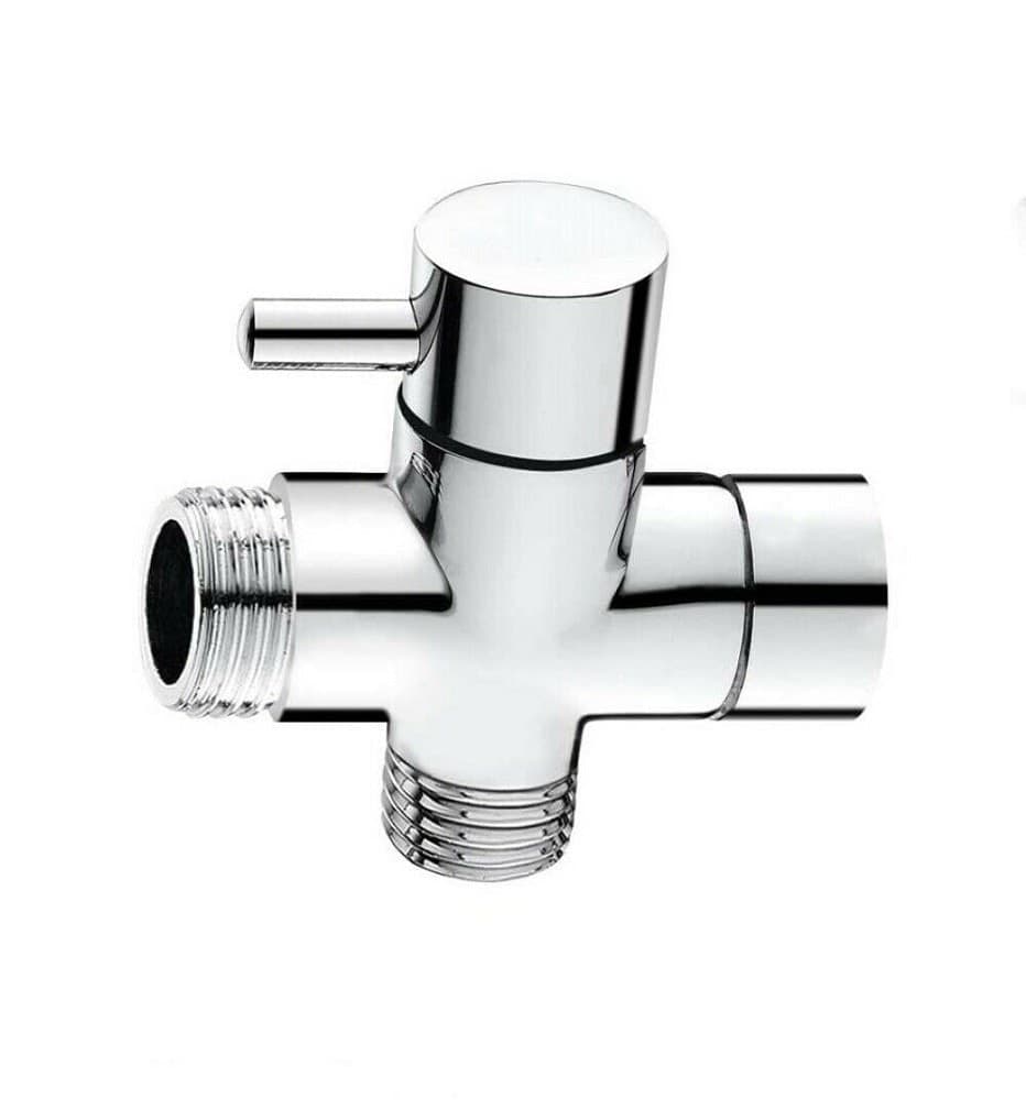 VALVOLA DEVIATRICE DEVIATORE 3 VIE RUBINETTO RICAMBIO DOCCIA 1/2" 3/4" 79352 - 2