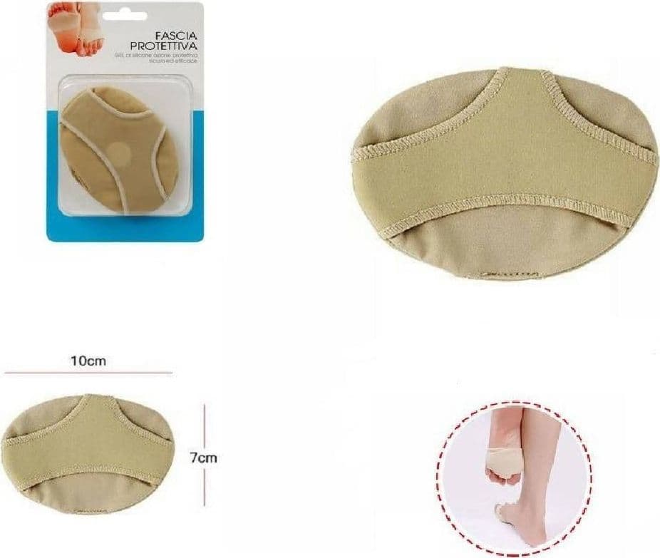 COPPIA CUSCINETTO FASCE FASCIA METATARSALI CURA PROTEZIONE PIANTA PIEDI 66770