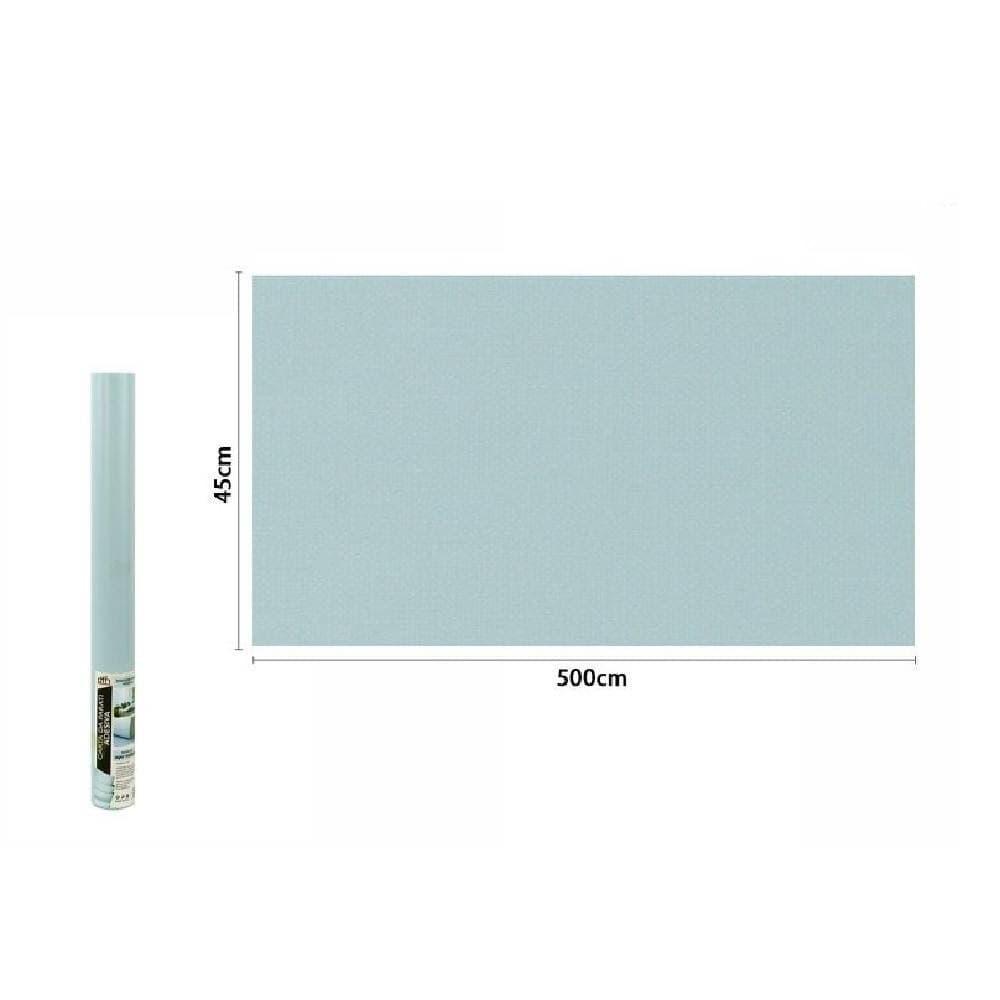 ROTOLO PELLICOLA ADESIVA AZZURRO CHIARO 45CM X 5MT MOBILI CARTA DA PARATI 71121 - 2